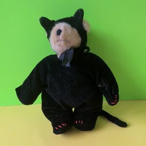 Muffy Vanderbear “Halloween Black Cat” Teddy Bear
